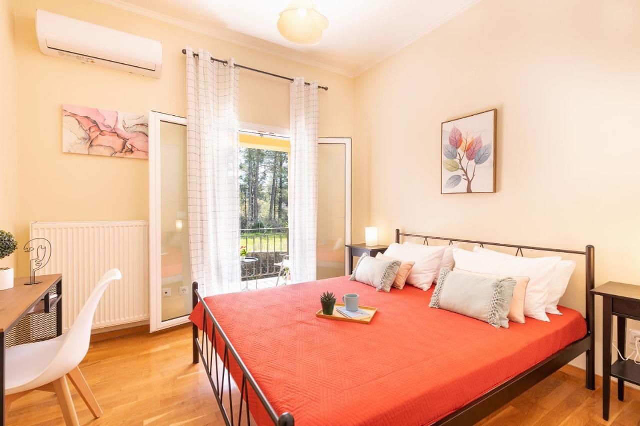 Spyrelia Villa With Private Pool & Outdoor Hot Tub Dassia  Exterior foto